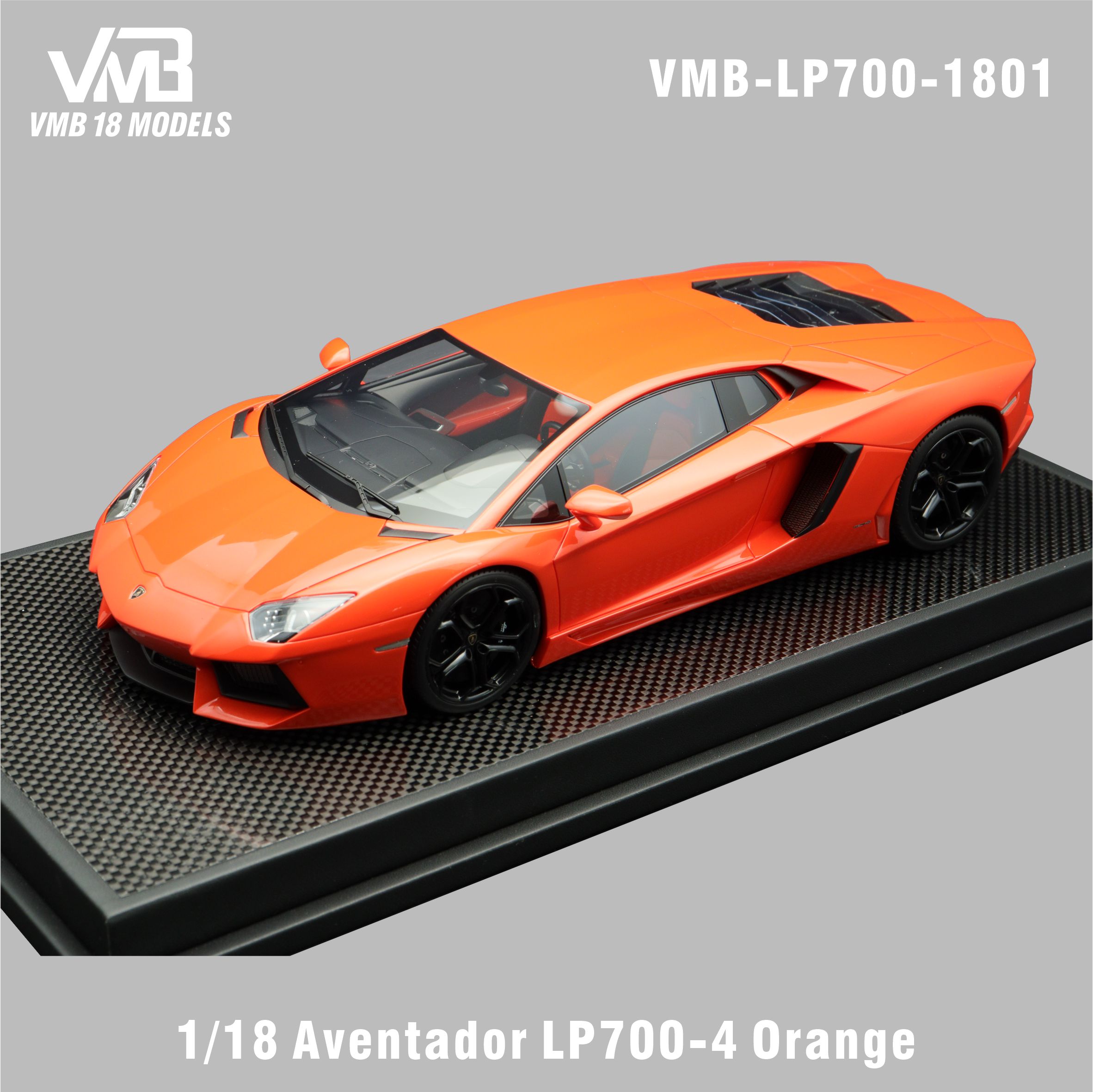 VMB 1/18 Lamborghini Aventador  LP700-4 Orange橙色