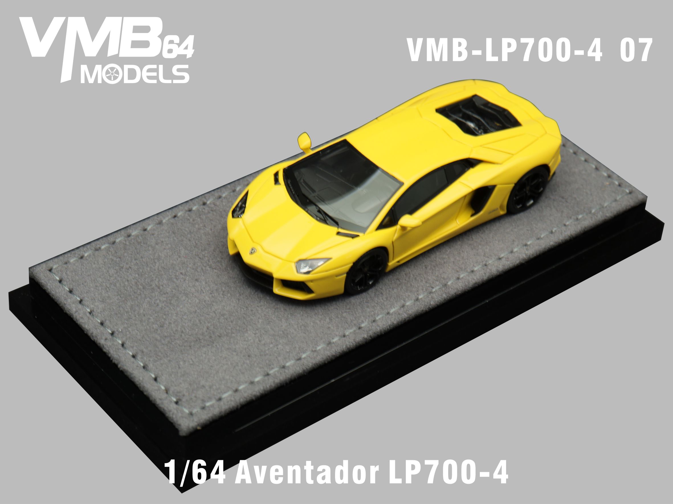 VMB 1/64 Aventador LP700-4  Classic Yellow 经典黄色