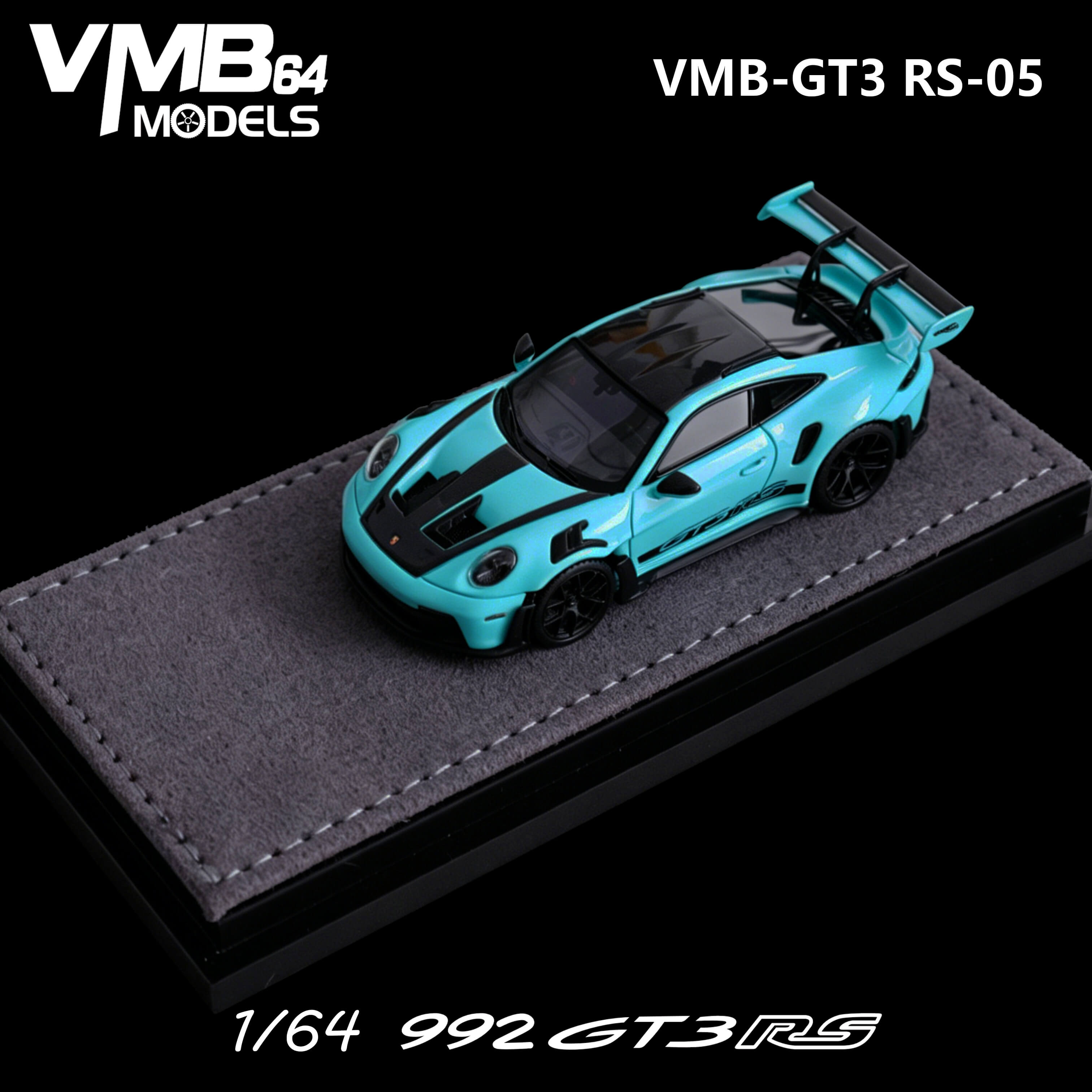 VMB 1/64 992 GT3 RS Tiffany Blue 蒂芙尼蓝